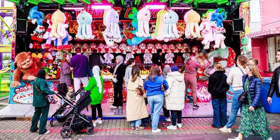 Kraam op kermis Kraam op kermis